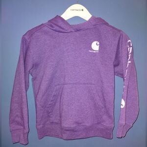 Carhartt Kids Purple Pullover Hoodie - Size 6X